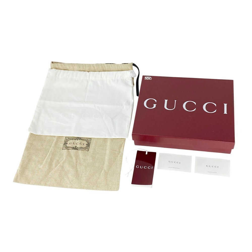 Gucci GG Super Shoulder Bag Leather Beige - Picture 10 of 10